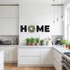 image:imageWood Home Sign with Artificial Eucalyptus Wreath for O Hanging Farmhouse Wall House Decor Wood Letters for Wall Art Rustic Home Decor Wall Decor for Living Room Kitchen Entryway WhiteBlackeucalyptus