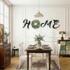 image:imageWood Home Sign with Artificial Eucalyptus Wreath for O Hanging Farmhouse Wall House Decor Wood Letters for Wall Art Rustic Home Decor Wall Decor for Living Room Kitchen Entryway WhiteBlackeucalyptus