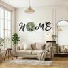 image:imageWood Home Sign with Artificial Eucalyptus Wreath for O Hanging Farmhouse Wall House Decor Wood Letters for Wall Art Rustic Home Decor Wall Decor for Living Room Kitchen Entryway WhiteBlackeucalyptus