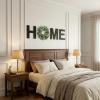 image:imageWood Home Sign with Artificial Eucalyptus Wreath for O Hanging Farmhouse Wall House Decor Wood Letters for Wall Art Rustic Home Decor Wall Decor for Living Room Kitchen Entryway WhiteBlackeucalyptus