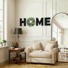 image:imageWood Home Sign with Artificial Eucalyptus Wreath for O Hanging Farmhouse Wall House Decor Wood Letters for Wall Art Rustic Home Decor Wall Decor for Living Room Kitchen Entryway WhiteBlackeucalyptus