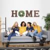image:imageWood Home Sign with Artificial Eucalyptus Wreath for O Hanging Farmhouse Wall House Decor Wood Letters for Wall Art Rustic Home Decor Wall Decor for Living Room Kitchen Entryway WhiteBrownEucalyptus