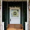 image:imagePinkpum 20 Eucalyptus Wreath 6FT Flower 17 Artificial Silk Flowers Set 9 for Front Door White Floral Fireplace Table Hanging Porch Wall Home Decor Farmhouse Indoor Outdoor Summer Spring GarlandGreen