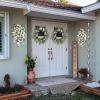image:imagePinkpum 20 Eucalyptus Wreath 6FT Flower 17 Artificial Silk Flowers Set 9 for Front Door White Floral Fireplace Table Hanging Porch Wall Home Decor Farmhouse Indoor Outdoor Summer Spring GarlandWhite Set 3