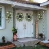 image:imagePinkpum 20 Eucalyptus Wreath 6FT Flower 17 Artificial Silk Flowers Set 9 for Front Door White Floral Fireplace Table Hanging Porch Wall Home Decor Farmhouse Indoor Outdoor Summer Spring GarlandWhite Set 5