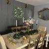 image:imagePinkpum 20 Eucalyptus Wreath 6FT Flower 17 Artificial Silk Flowers Set 9 for Front Door White Floral Fireplace Table Hanging Porch Wall Home Decor Farmhouse Indoor Outdoor Summer Spring GarlandWhite Set 2
