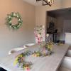 image:imagePinkpum 20 Eucalyptus Wreath 6FT Flower 17 Artificial Silk Flowers Set 9 for Front Door White Floral Fireplace Table Hanging Porch Wall Home Decor Farmhouse Indoor Outdoor Summer Spring GarlandWhite Set 2