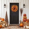 image:image20 Fall Wreath Autumn Wreath Thanksgiving Artificial Daisy Wall Decor Frount Door Farmhouse Home Porch Outdoor Indoor Holiday Harvest Decor