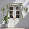 image:imagePinkpum 20 Eucalyptus Wreath for Front Door Porch Window  Green Decor for Home Farmhouse  Spring Summer Fall All Seasons Fluffy VersionWhite Set 5