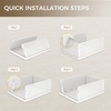 image:imagePinkpum Green Boy Closet Organizers and Storage Stackable Plastic Drawer Basket for Clothing Stackable Storage Bins Shelf Storage Container for Rv Closet Wardrobe Bedroom Bathroom Playroom Man 6 PackWhite