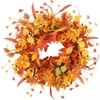image:image20 Fall Wreath Autumn Wreath Thanksgiving Artificial Daisy Wall Decor Frount Door Farmhouse Home Porch Outdoor Indoor Holiday Harvest Decor