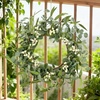 image:imagePinkpum 20 Eucalyptus Wreath for Front Door Porch Window  Green Decor for Home Farmhouse  Spring Summer Fall All Seasons
