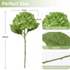 image:imagePinkpum 6 Pcs 20in Hydrangea Artificial Flowers Lifelike amp Real Touch Hydrangea Flowers for Home Decor Party Arrangements Wedding Bouquets Centerpieces Green Set