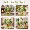 image:imagePinkpum 6 Pcs 20in Hydrangea Artificial Flowers Lifelike amp Real Touch Hydrangea Flowers for Home Decor Party Arrangements Wedding Bouquets Centerpieces Green Set