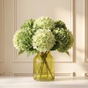 image:imagePinkpum 6 Pcs 20in Hydrangea Artificial Flowers Lifelike amp Real Touch Hydrangea Flowers for Home Decor Party Arrangements Wedding Bouquets Centerpieces Green Set