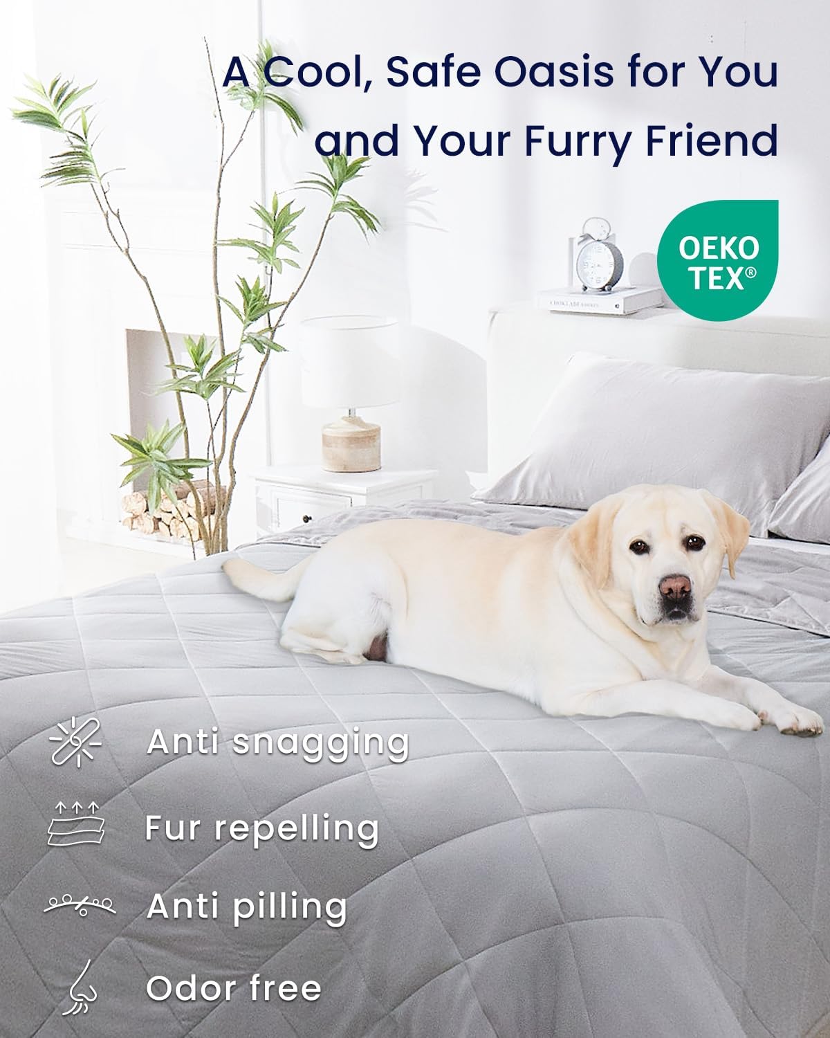 ZonLi Cooling Blanket Twin Size Cooling Blanket with Breathable Fabric Perfect for Hot Sleepers and Night Sweats Ideal for Summer ampamp Warm Climate Light Grey 60quotx80quot