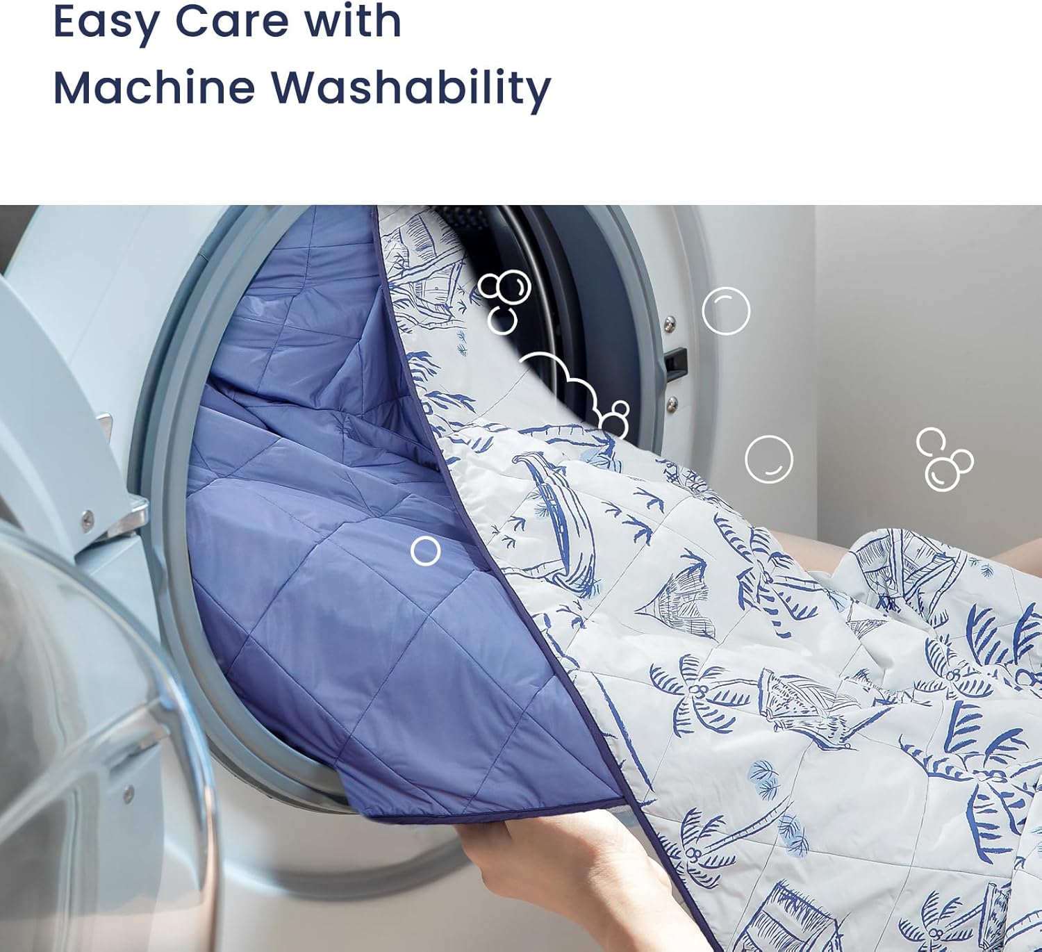 ZonLi Cooling Blanket for Hot Sleepers ampamp Night Sweats  Lightweight King Size Cooling Blanket  QMax ampgt04  Stay Cool All NightBeachside Village 90quotx108quotBeachside Village