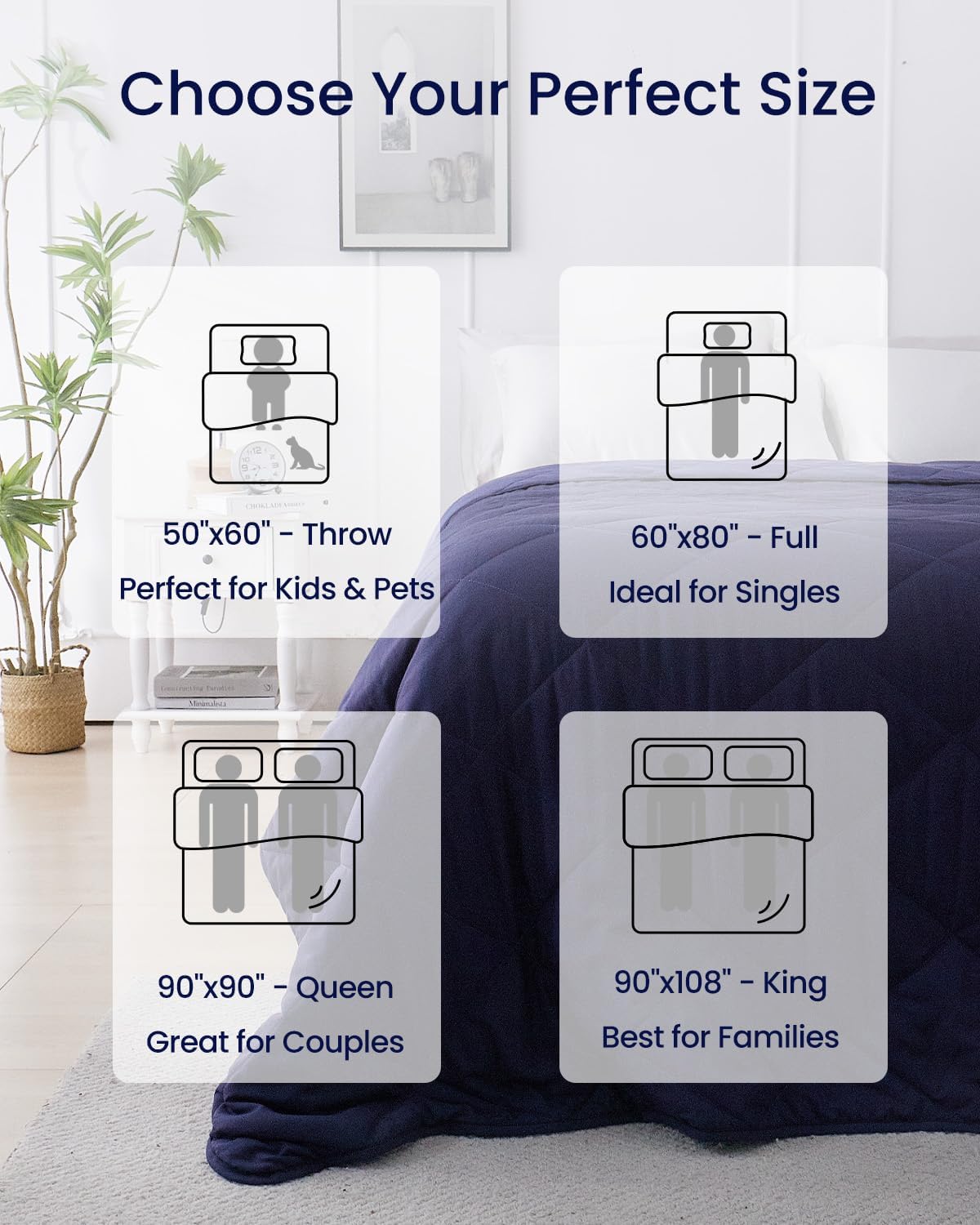 ZonLi Cooling Blankets for Hot SleepersAllSeason Lightweight Blanket for Night SweatsCool Blanket Absorbs Body Heat to Keep CoolQMax 045 Summer Blanket for Bed Sofa CouchDark Purple 50quotx60quot