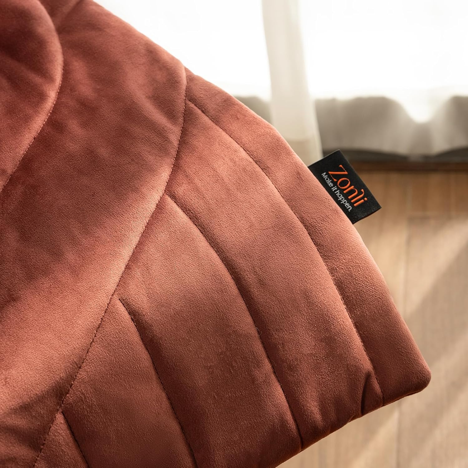 ZonLi Dutch Velvet USB Heated Pad for Chair Sofa and Couch Portable Cordless 5V Electric Heated Cushion with 3 Heat Levels 104F 140F includes 492feet USB Extension CableBurgundyBurgundy