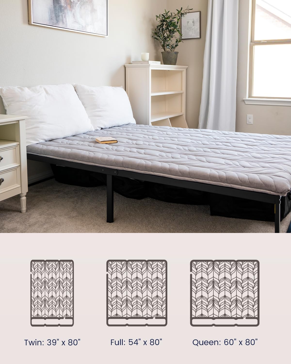 ZonLi Japanese Floor Mattress Futon Mattress Full Size Thicken Roll Up Tatami Mat w 100 Cotton Washable Cover Portable ampamp Foldable Floor Bed Mattress for Sleeping Dormitory Adult Kids CoffeeGrey
