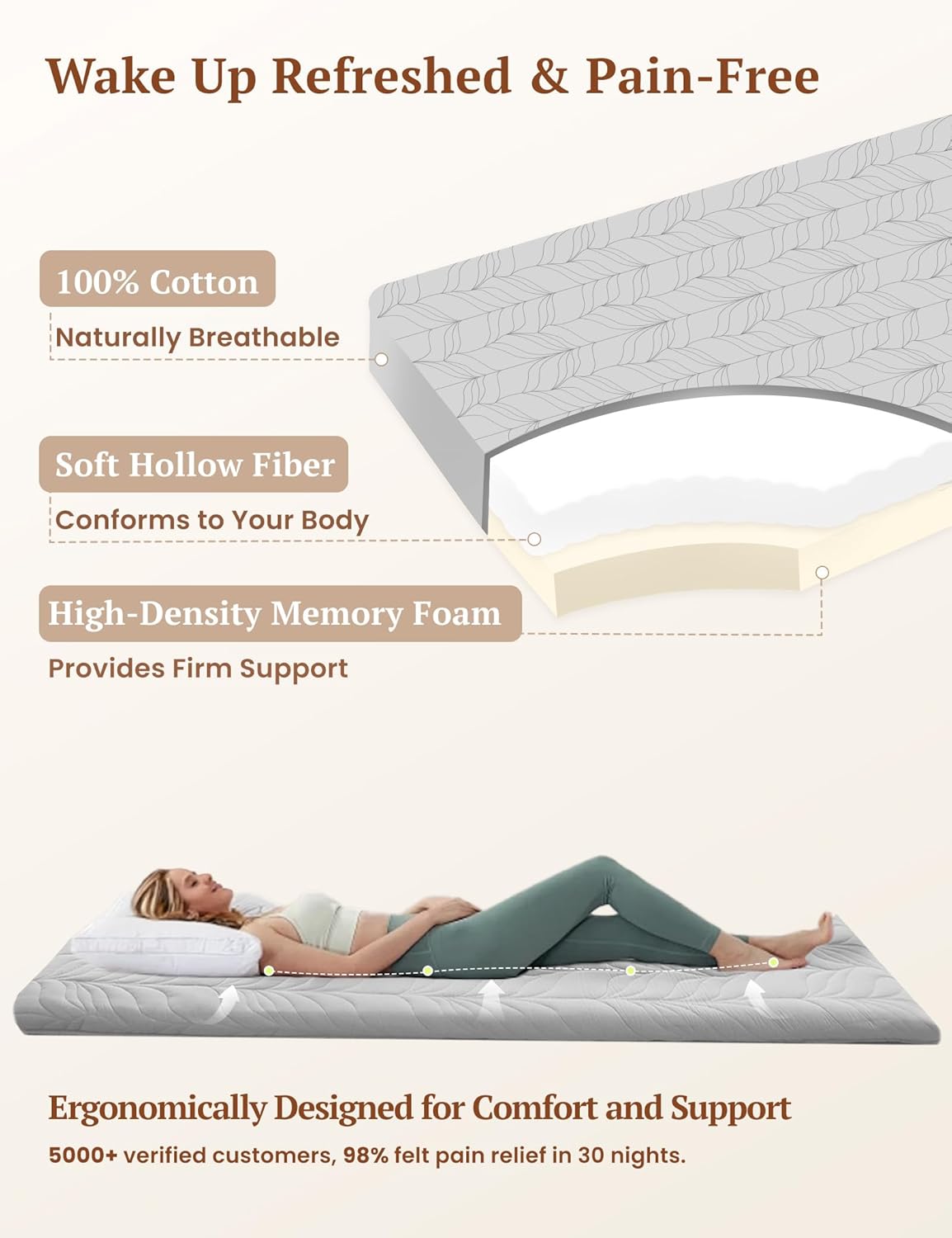 ZonLi Japanese Floor Mattress Futon Mattress Full Size Thicken Roll Up Tatami Mat w 100 Cotton Washable Cover Portable ampamp Foldable Floor Bed Mattress for Sleeping Dormitory Adult Kids CoffeeGrey