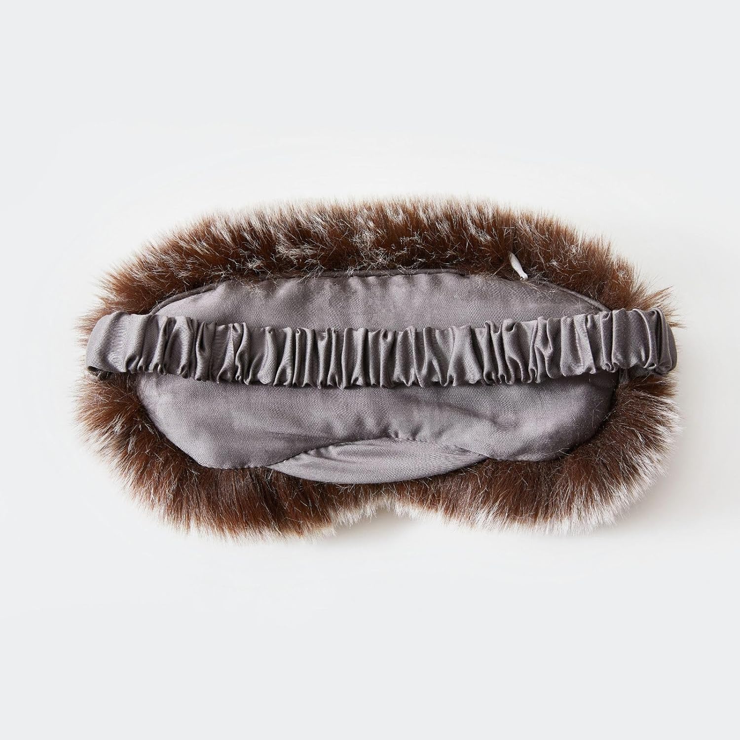 ZonLi TempControlled Faux Fur Weighted Eye Pillow SkinFriendly Inner Hot or Cold Pack for Stress Relief Sleep Travel and MeditationCoffee