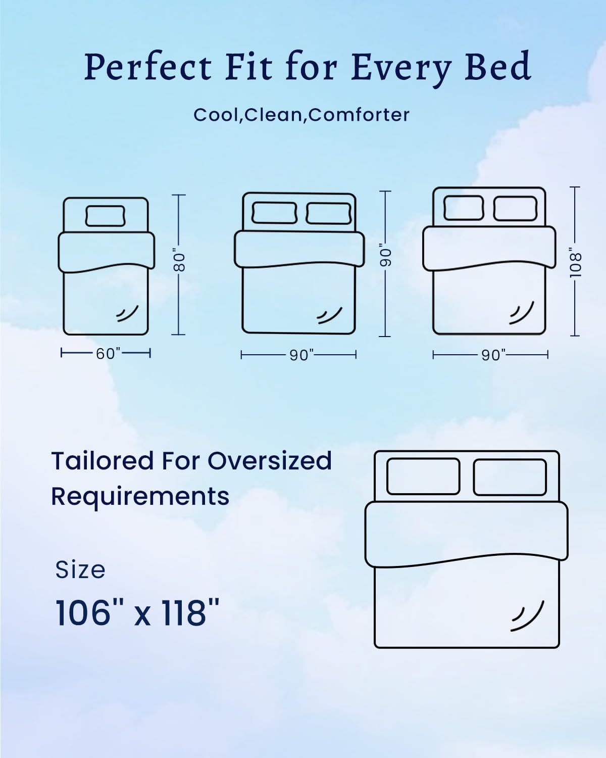 ZonLi ZMagic Cooling Comforter Hypoallergenic Bamboo Viscose Lightweight Breathable Soft Summer Blanket for Hot Sleepers Quickly Cooling Quilt for Night Sweats Iceberg Green Twin 60quotx80quot02  Misty Gray