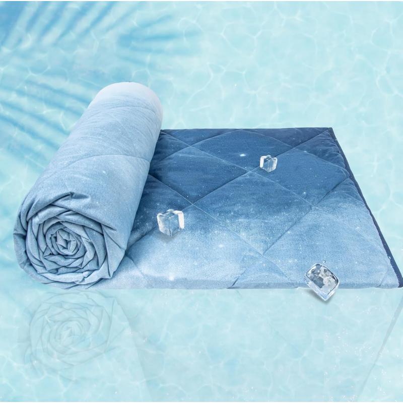 ZONLI Cooling Blanket  King Size ArcChill Cooling Blanket with Breathable Fabric QMaxampgt04 Perfect for Hot Sleepers Relief from Night Sweats and Insomnia Ideal for Summer ampamp Warm ClimateNight Sky
