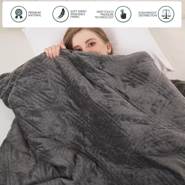 Weighted Blanket 20lbs 80x87 King Size Luxury Weighted Blankets for Adults High Breathability Heavy Blanket Soft Warm Cotton Material with Removable Duvet Cover Included
