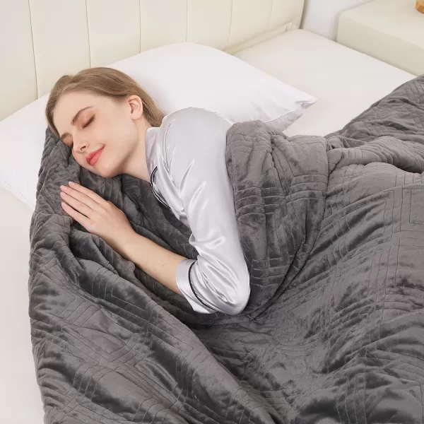 Weighted Blanket 20lbs 80x87 King Size Luxury Weighted Blankets for Adults High Breathability Heavy Blanket Soft Warm Cotton Material with Removable Duvet Cover Included