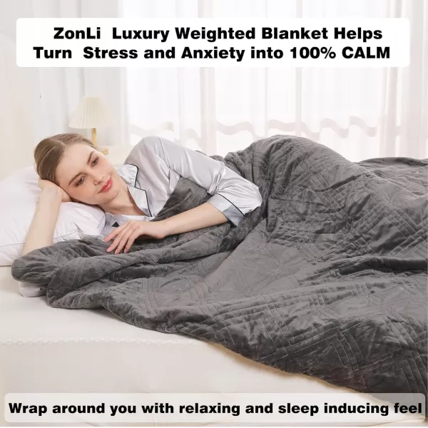 Weighted Blanket 20lbs 80x87 King Size Luxury Weighted Blankets for Adults High Breathability Heavy Blanket Soft Warm Cotton Material with Removable Duvet Cover Included
