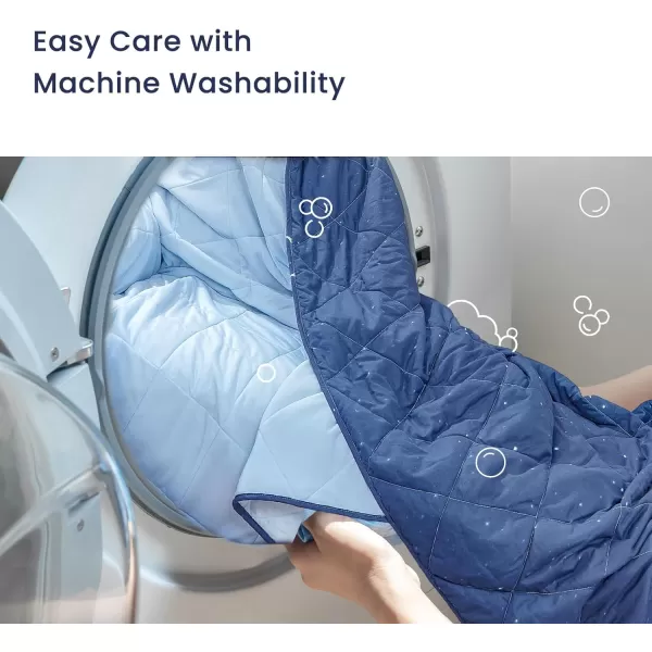 ZONLI Cooling Blanket  King Size ArcChill Cooling Blanket with Breathable Fabric QMaxampgt04 Perfect for Hot Sleepers Relief from Night Sweats and Insomnia Ideal for Summer ampamp Warm ClimateNight Sky