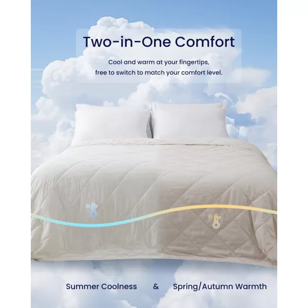 ZonLi Cooling Blanket for Hot Sleepers ampamp Night Sweats  Lightweight King Size Cooling Blanket  QMax ampgt04  Stay Cool All NightBeachside Village 90quotx108quotPlatinum