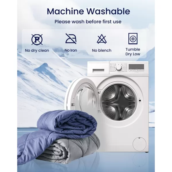 ZonLi Cooling Blanket for Hot Sleepers ampamp Night Sweats  Lightweight King Size Cooling Blanket  QMax ampgt04  Stay Cool All NightBeachside Village 90quotx108quotMixed Blue
