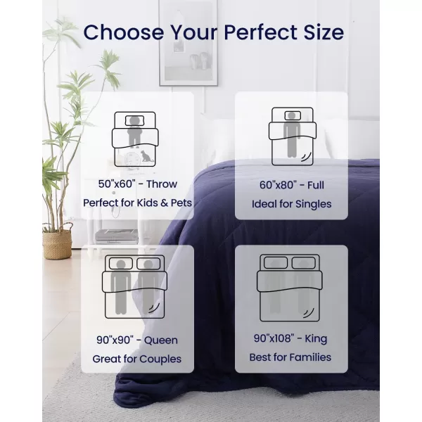 ZonLi Cooling Blankets for Hot SleepersAllSeason Lightweight Blanket for Night SweatsCool Blanket Absorbs Body Heat to Keep CoolQMax 045 Summer Blanket for Bed Sofa CouchDark Purple 50quotx60quot