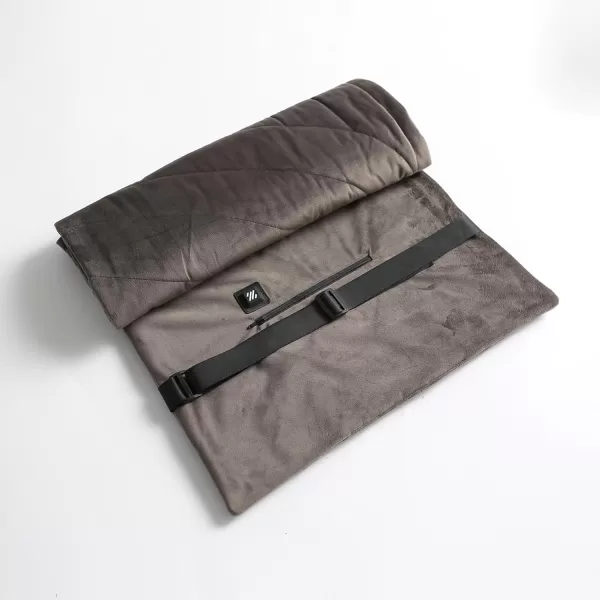 ZonLi Dutch Velvet USB Heated Pad for Chair Sofa and Couch Portable Cordless 5V Electric Heated Cushion with 3 Heat Levels 104F 140F includes 492feet USB Extension CableBurgundyDark Gray