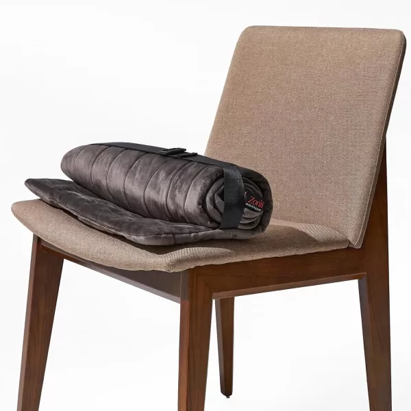 ZonLi Dutch Velvet USB Heated Pad for Chair Sofa and Couch Portable Cordless 5V Electric Heated Cushion with 3 Heat Levels 104F 140F includes 492feet USB Extension CableBurgundyDark Gray
