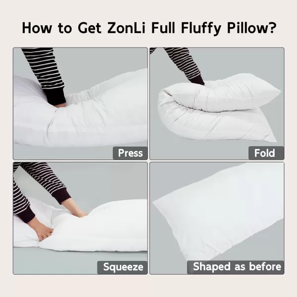 ZonLi Fluffy Body Pillow Full Body Pillows for Adults Long Pillow for Sleeping with Removable Cover and Adjustable Filling for Side Sleeper ampamp PregnancyLarge and Firm Pillow Machine WashableGreyCoffee