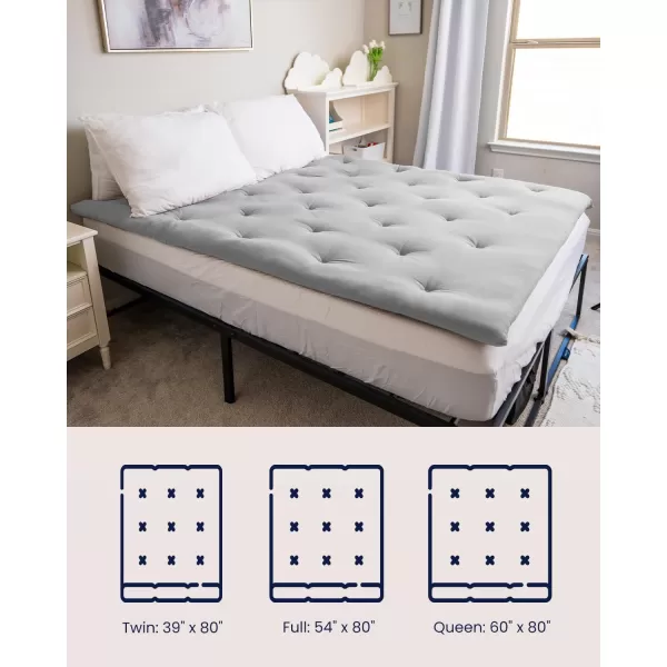 ZonLi Japanese Floor Futon Mattress Full Size 54quotx 80quot100 Cotton 25 Thicken Tatami MattressFoldable Sleeping PadPortable Dormitory Tatami MatRoll Up Floor Lounger Bed for Adult Light GreyLight Grey