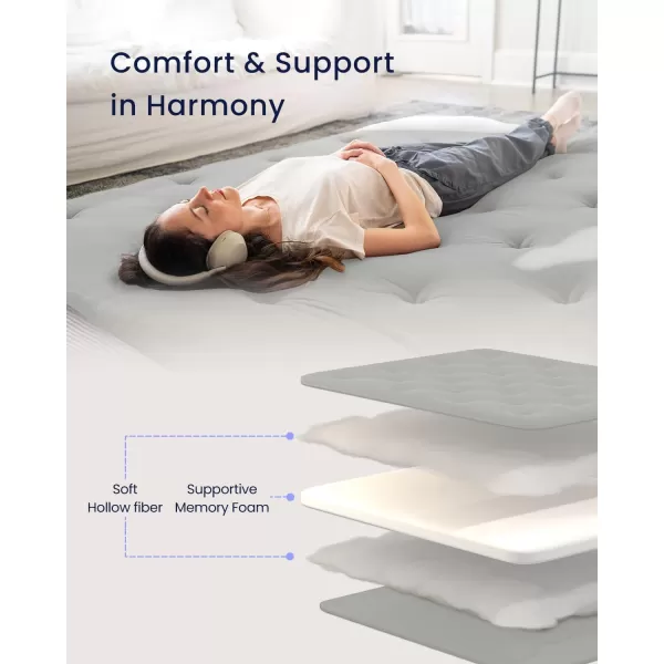 ZonLi Japanese Floor Futon Mattress Full Size 54quotx 80quot100 Cotton 25 Thicken Tatami MattressFoldable Sleeping PadPortable Dormitory Tatami MatRoll Up Floor Lounger Bed for Adult Light GreyLight Grey