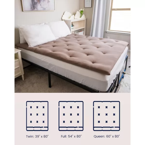 ZonLi Japanese Floor Futon Mattress Full Size 54quotx 80quot100 Cotton 25 Thicken Tatami MattressFoldable Sleeping PadPortable Dormitory Tatami MatRoll Up Floor Lounger Bed for Adult Light GreyGrey