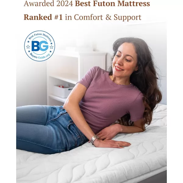 ZonLi Japanese Floor Mattress Futon Mattress Full Size Thicken Roll Up Tatami Mat w 100 Cotton Washable Cover Portable ampamp Foldable Floor Bed Mattress for Sleeping Dormitory Adult Kids CoffeeWhite