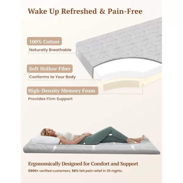 ZonLi Japanese Floor Mattress Futon Mattress Full Size Thicken Roll Up Tatami Mat w 100 Cotton Washable Cover Portable ampamp Foldable Floor Bed Mattress for Sleeping Dormitory Adult Kids CoffeeGrey