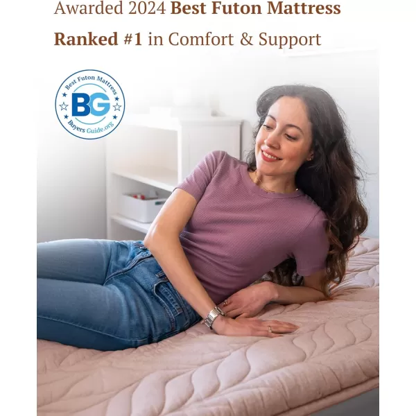 ZonLi Japanese Floor Mattress Futon Mattress Full Size Thicken Roll Up Tatami Mat w 100 Cotton Washable Cover Portable ampamp Foldable Floor Bed Mattress for Sleeping Dormitory Adult Kids CoffeeCoffee