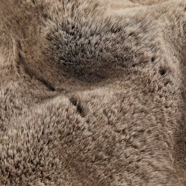 ZonLi Luxury Faux Fur USB Heated Pillow for Pain Relief5v Electric Heated Pillow with 3 Heat Settings104F 140F for Home Office and Camping Removable and Washable PillowcaseCoffee Brown