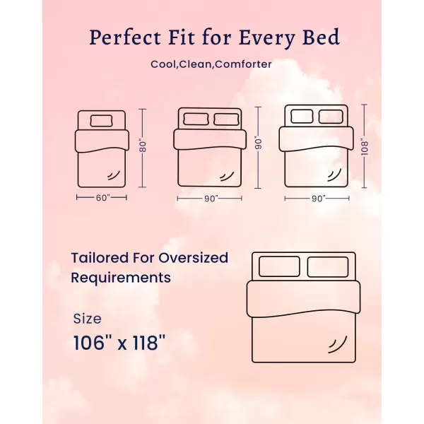 ZonLi ZMagic Cooling Comforter Hypoallergenic Bamboo Viscose Lightweight Breathable Soft Summer Blanket for Hot Sleepers Quickly Cooling Quilt for Night Sweats Iceberg Green Twin 60quotx80quot08  Cameo Rose