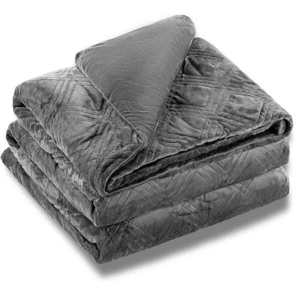 Weighted Blanket 20lbs 80x87 King Size Luxury Weighted Blankets for Adults High Breathability Heavy Blanket Soft Warm Cotton Material with Removable Duvet Cover Included