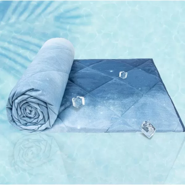 ZONLI Cooling Blanket  King Size ArcChill Cooling Blanket with Breathable Fabric QMaxampgt04 Perfect for Hot Sleepers Relief from Night Sweats and Insomnia Ideal for Summer ampamp Warm ClimateNight Sky