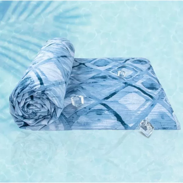 ZonLi Cooling BlanketKing Size Cooling Blanket with Breathable Fabric QMaxampgt04 Perfect for Hot Sleepers Relief from Night Sweats and Insomnia Ideal for Summer ampamp Warm ClimateRhombus Lattice