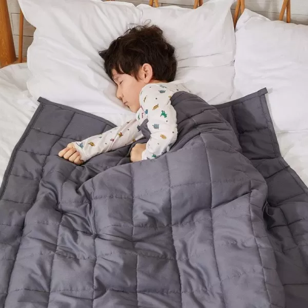 ZonLi Weighted Blanket 60x80 20lbs Queen Size Dark Grey for Adults High Breathability Heavy Blanket Soft Material with Premium Glass BeadsDark Grey